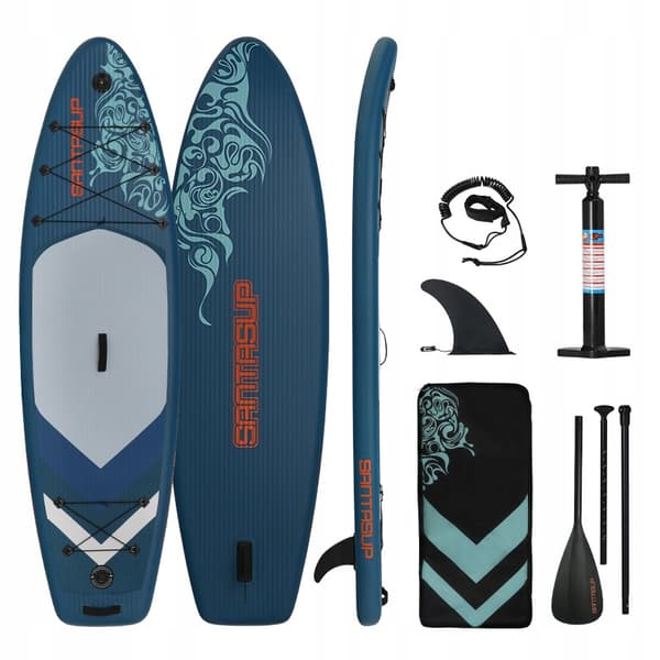 SUP-sæt 300x85x12cm op til 180kg 3-PERSONER Familie + TILBEHØR XXXL