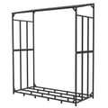 Miniatyrbillede 1 af 2: Robust Brændstofstativ, Høj Vægtkapacitet, Holdbar Metal Konstruktions,sort