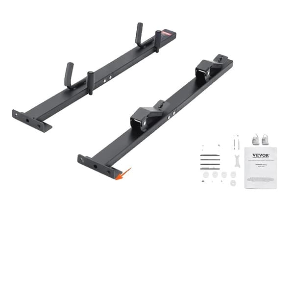 Ukrudstrimmerholder, Låsende Design, Lodret Montering, B