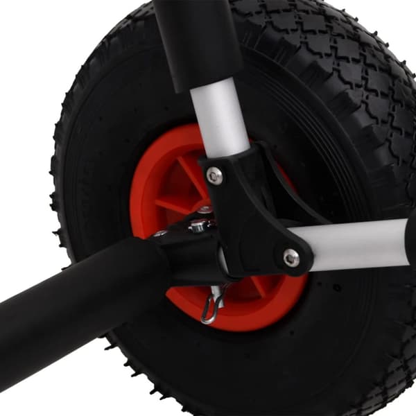 vidaXL kajakvogn 90 kg foldbar aluminium - Bådtrailere