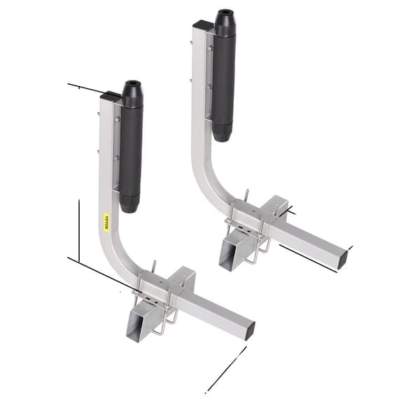 Bådtrailer Guide, Justerbar Bredde, Galvaniseret Stål, To Installationsmetoder,L