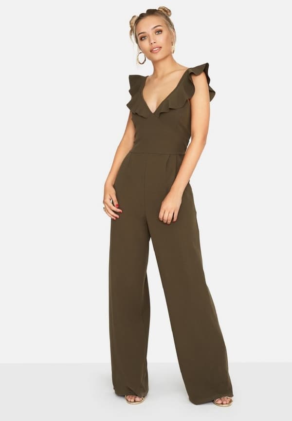 Girls On Film Womens/Ladies Sabor Frill Jumpsuit
