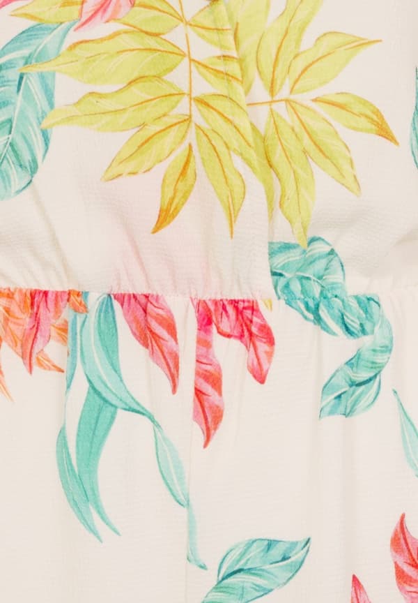 Girls On Film Womens/Ladies Disturbia Neon Palm Playsuit