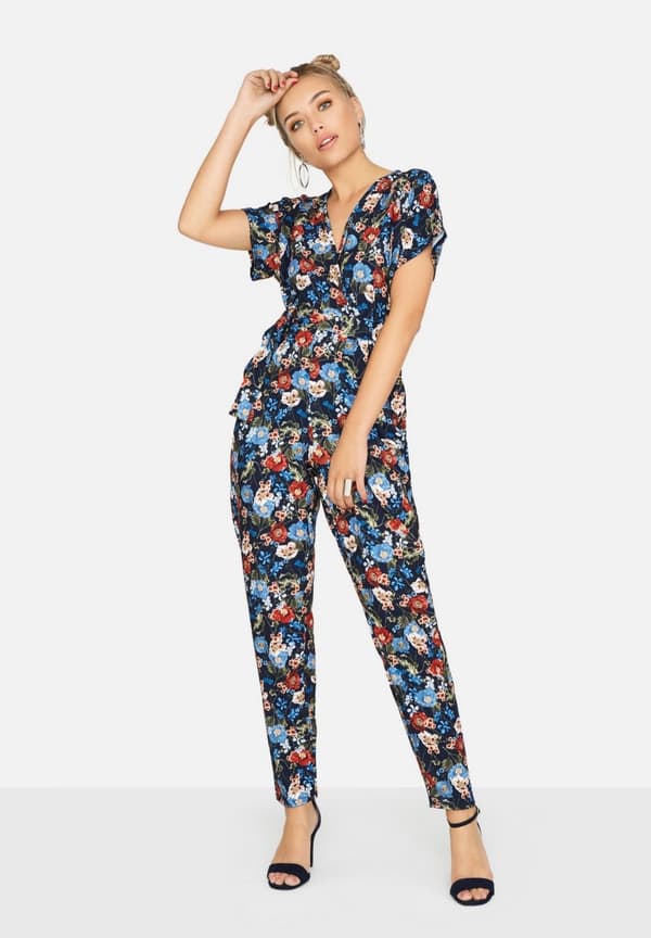 Girls On Film Womens/Ladies Aden Wrap Jumpsuit