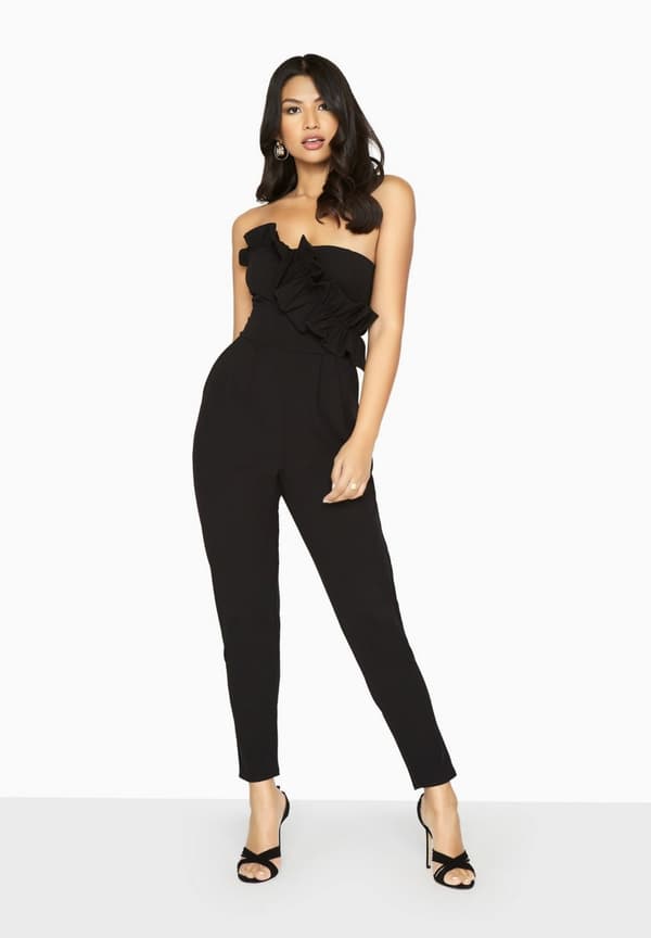 Girls On Film Womens/Ladies Halcyon Frill Bandeau Jumpsuit