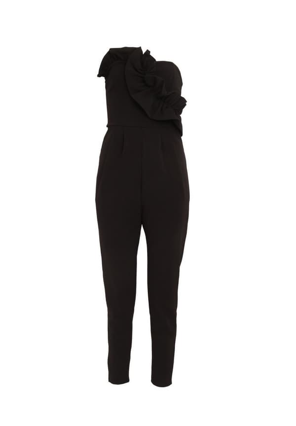 Girls On Film Womens/Ladies Halcyon Frill Bandeau Jumpsuit