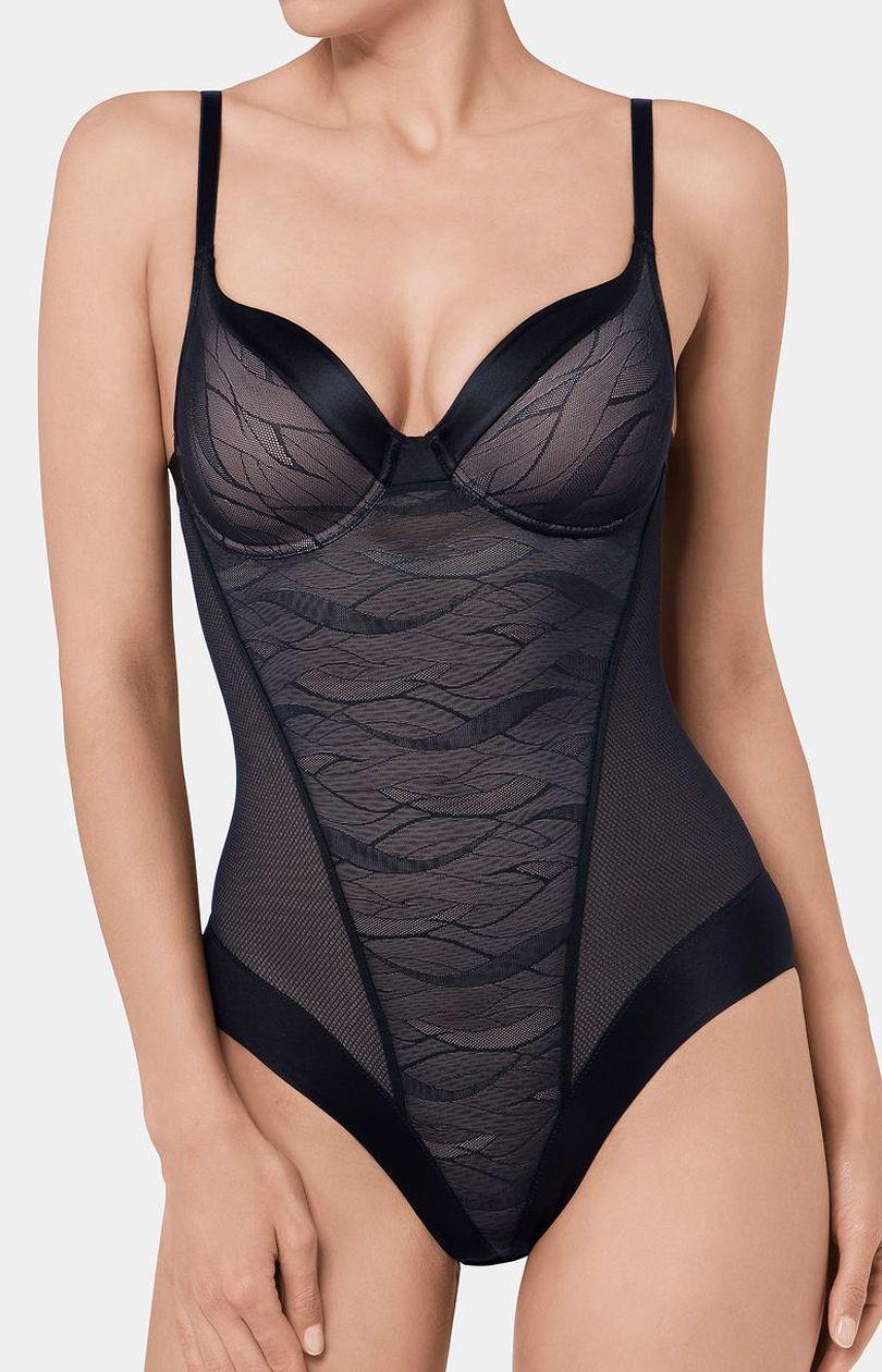 Triumph Airy Sensation BSWP krop 01 10181315, sort, 80E