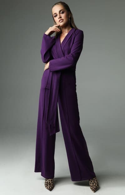 Savage jumpsuit mad410, lilla, xl