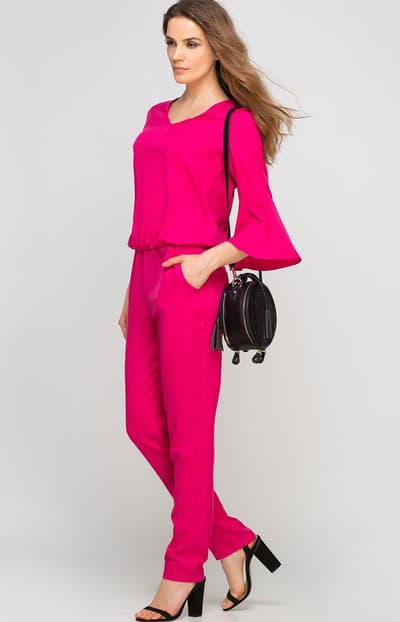 Coverall med Flagans KB112, Fuchsia, 44
