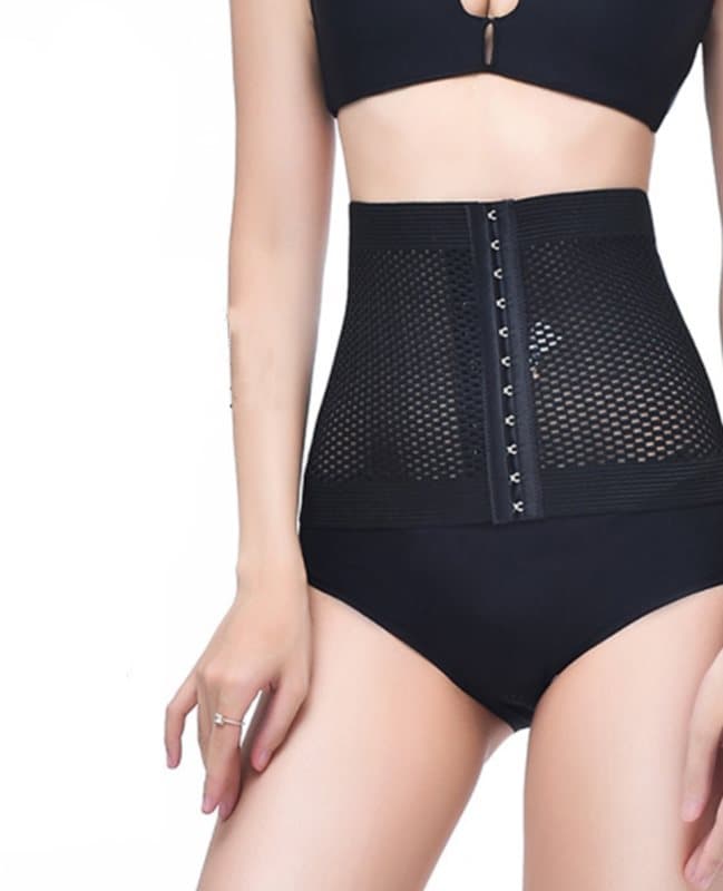 Waist Trainer och korsett Svart (M)