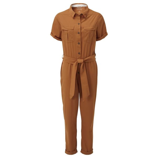 Craghoppers Womens/Ladies Rania Nosilife Jumpsuit Toasted Pecan 12 UK