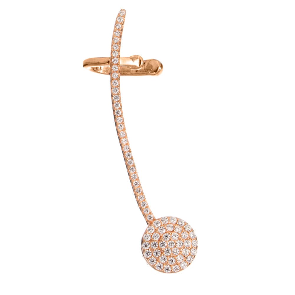 Dam örhängen Sif Jakobs E0482-CZ-RG-R (4 cm)