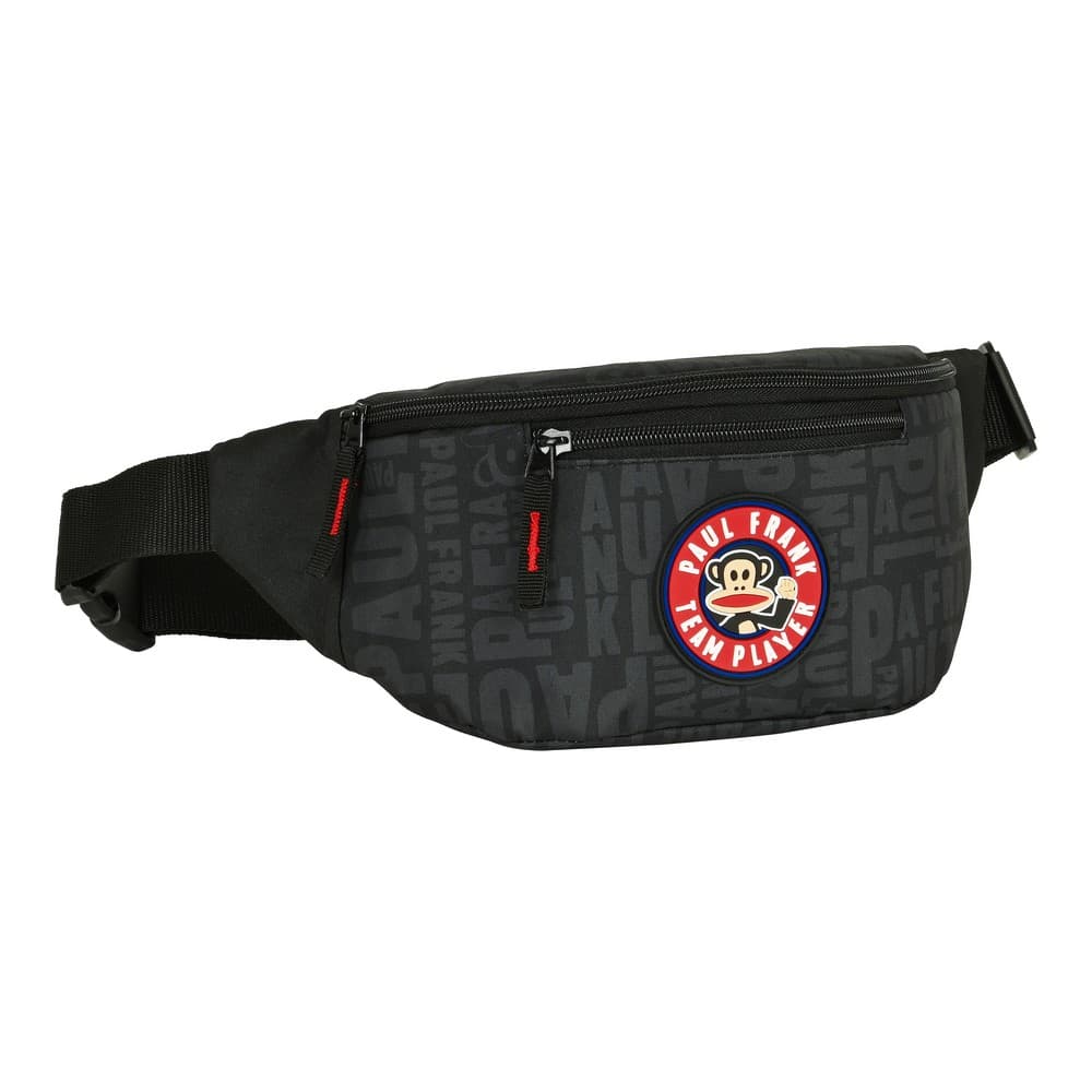 Midjeväska Paul Frank Team player Svart (23 x 12 x 9 cm)