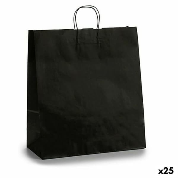 Papirpose Pincello 46492 Sort 16 x 57,5 x 46 cm 46 x 16 x 59 cm (25 enheder)