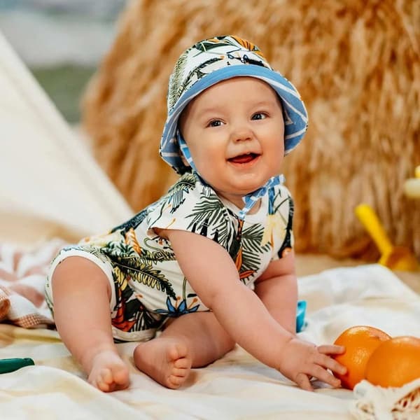 Mumin Orkide playsuit ljusgul