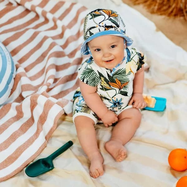 Mumin Orkide playsuit ljusgul