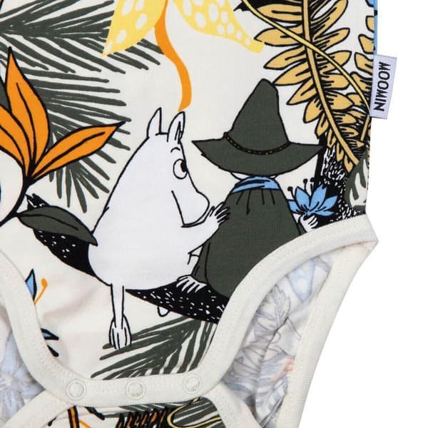 Mumin Orkide body ljusgul