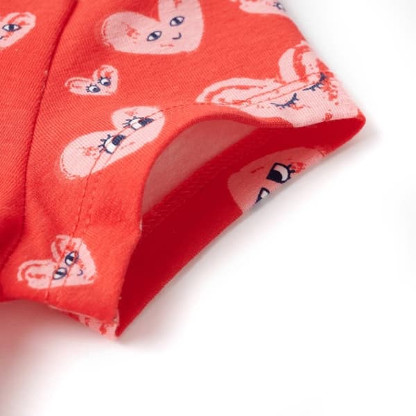 vidaXL Jumpsuit för barn röd 116