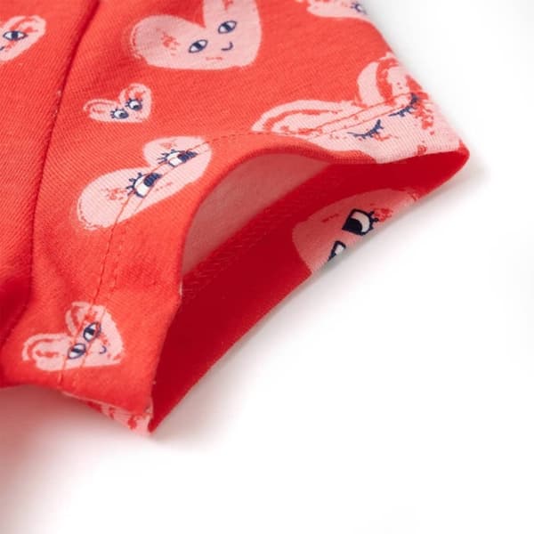 vidaXL Buksedress for barn rød 104