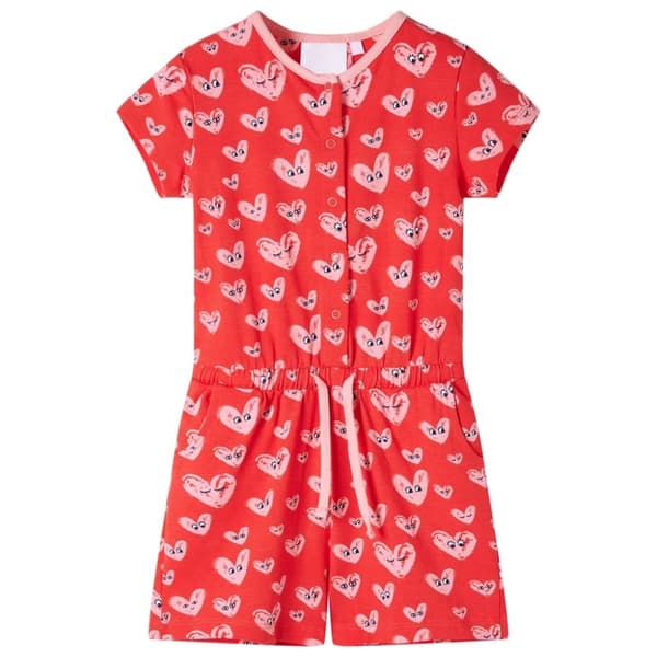 vidaXL Buksedress for barn rød 104