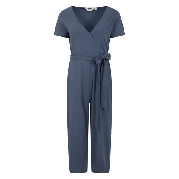 Mountain Warehouse Womens/Ladies Santorini Wrap Jumpsuit Blue 16 UK