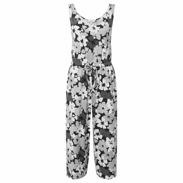 TOG24 Womens/Ladies Emmie Floral Jumpsuit Black 14 UK