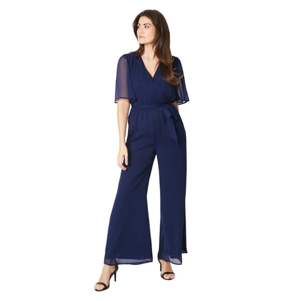 Principles Womens/Ladies Angel Sleeve Jumpsuit Navy 10 UK