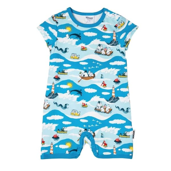 Moomin Waves playsuit blå