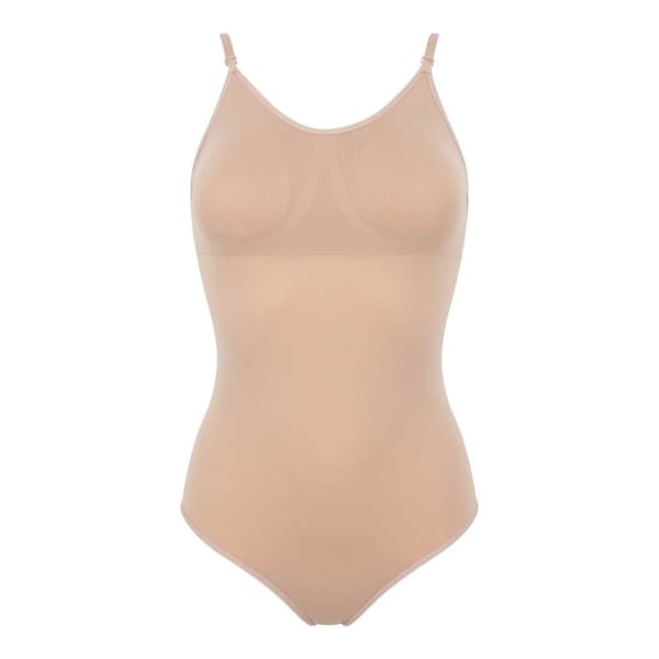 Silky Dance Vadderad body med låg rygg för flickor Nude 8-12 Years