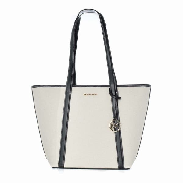Håndveske for Kvinner Michael Kors PRATT Hvit 29 x 28 x 12 cm