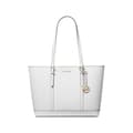 Miniatyrbillede 1 af 3: Håndtasker til damer Michael Kors 35F0GTVT9L-OPTIC-WHITE Hvid 45 x 29 x 16 cm