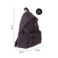 Miniatyrbilde 2 av 5: Uformell ryggsekk Milan Shadow Svart 22 L 41 x 30 x 18 cm