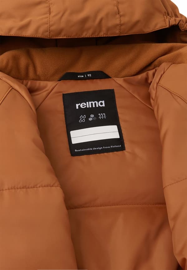 Reima Puhuri vinteroverall 92 cm, kanelbrun
