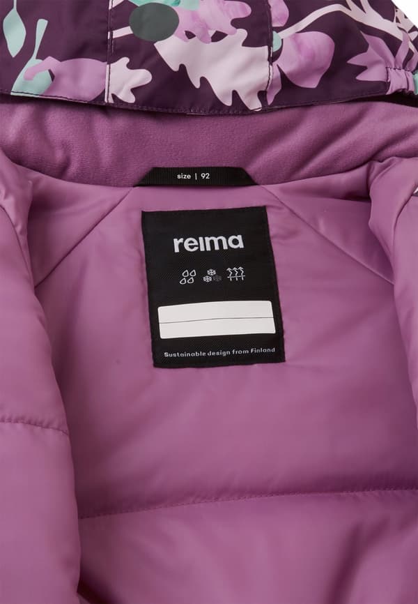 Reima Puhuri vinteroverall 86 cm, djup lila