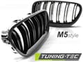 Miniatyrbild 5 av 5: Grill BMW F10 / F11 10-16 M5 LOOK GLÄNSANDE SVART