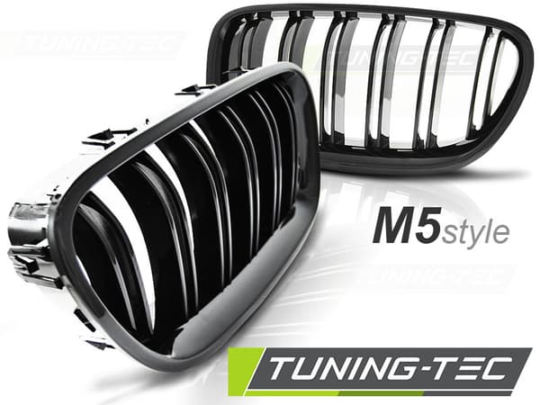 Grill BMW F10 / F11 10-16 M5 LOOK GLÄNSANDE SVART