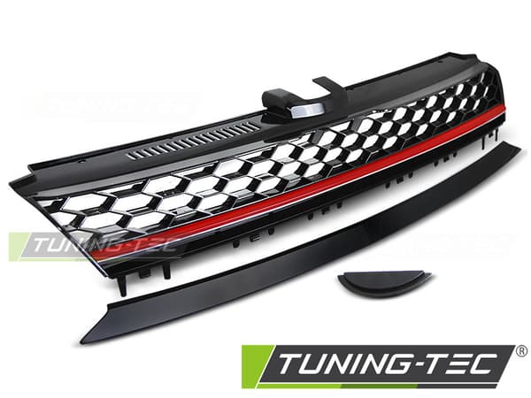 Grilli VW GOLF 7 13-17 GTI-tyyli PUNAINEN