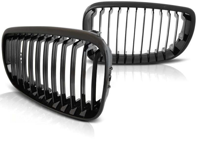 Grill BMW E87/E81/E82/E88 09 07-13 GLANS SVART