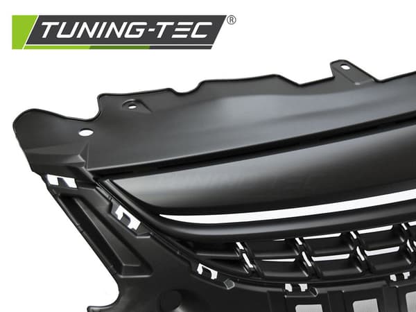 Grill OPEL CORSA D 11-14 MATT SVART
