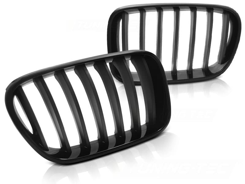 Grill BMW X3 F25 10-07 14 GLANS SVART MATTA
