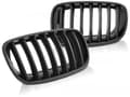Miniatyrbild 1 av 4: Grill BMW X5 E70 X6 E71 08- BLANKSVART
