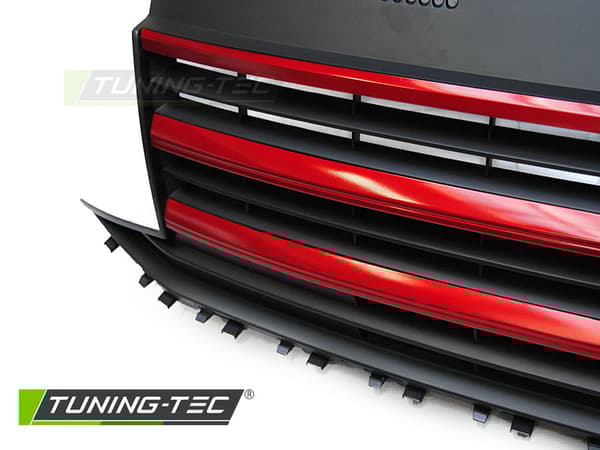 Grill SORT RØD VW T6 15-19
