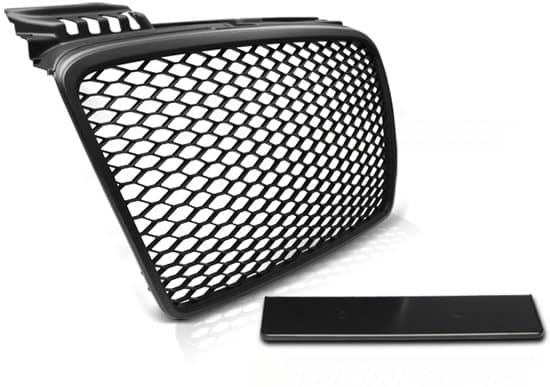 Grill GRILL AUDI A4 (B7) RS STYLE 11 04-03 08 MATT SVART