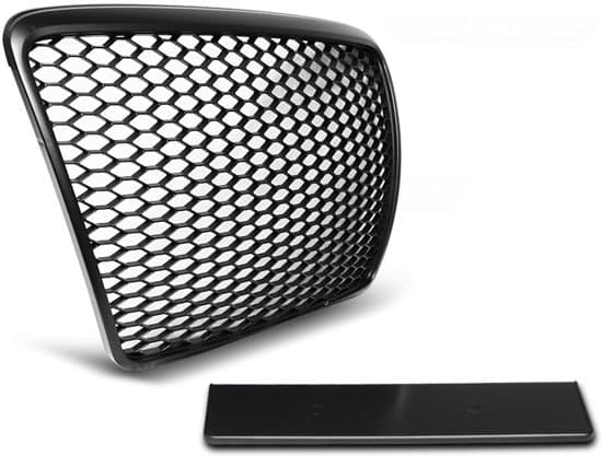 Grill AUDI A6 C6 09-11 SVART RS STIL