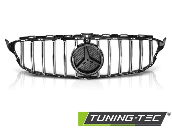Grilli MERCEDES W205 14-18 SPORT KIILTÄVÄ MUSTA KROMI