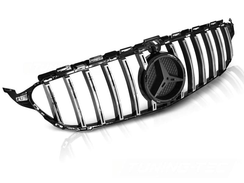 Grill MERCEDES W205 14-18 SPORT GLANS SVART KROM