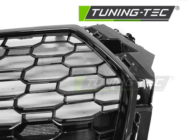 Grill till AUDI A4 B9 15-19 SPORT GLANS SVART