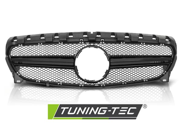 Grill MERCEDES CLA W117 13-19 SPORT GLANS SVART