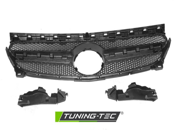Grill MERCEDES CLA W117 13-19 SPORT GLANS SVART