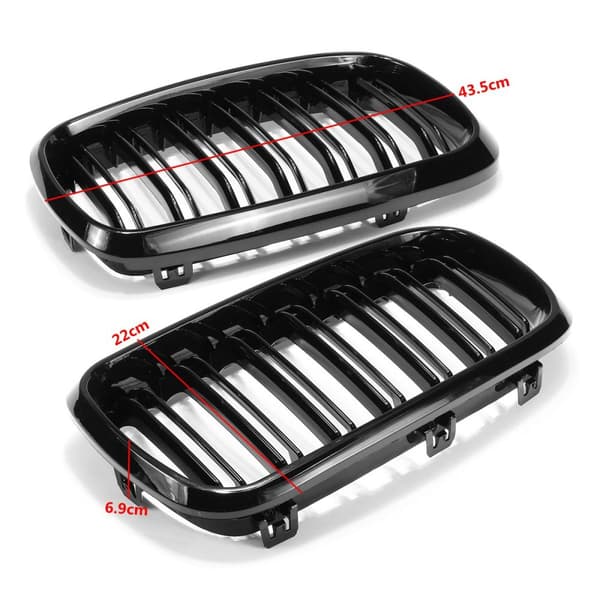 Par frontgitter Dobbeltstangsgitter til BMW F15/F16 X5 X6 2014-2017